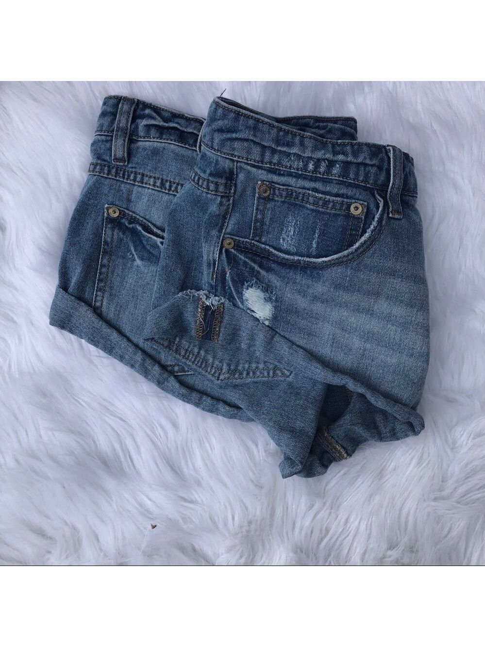 Free People Irreplaceable Distressed Cutoff Shorts - Picture 7 of 7